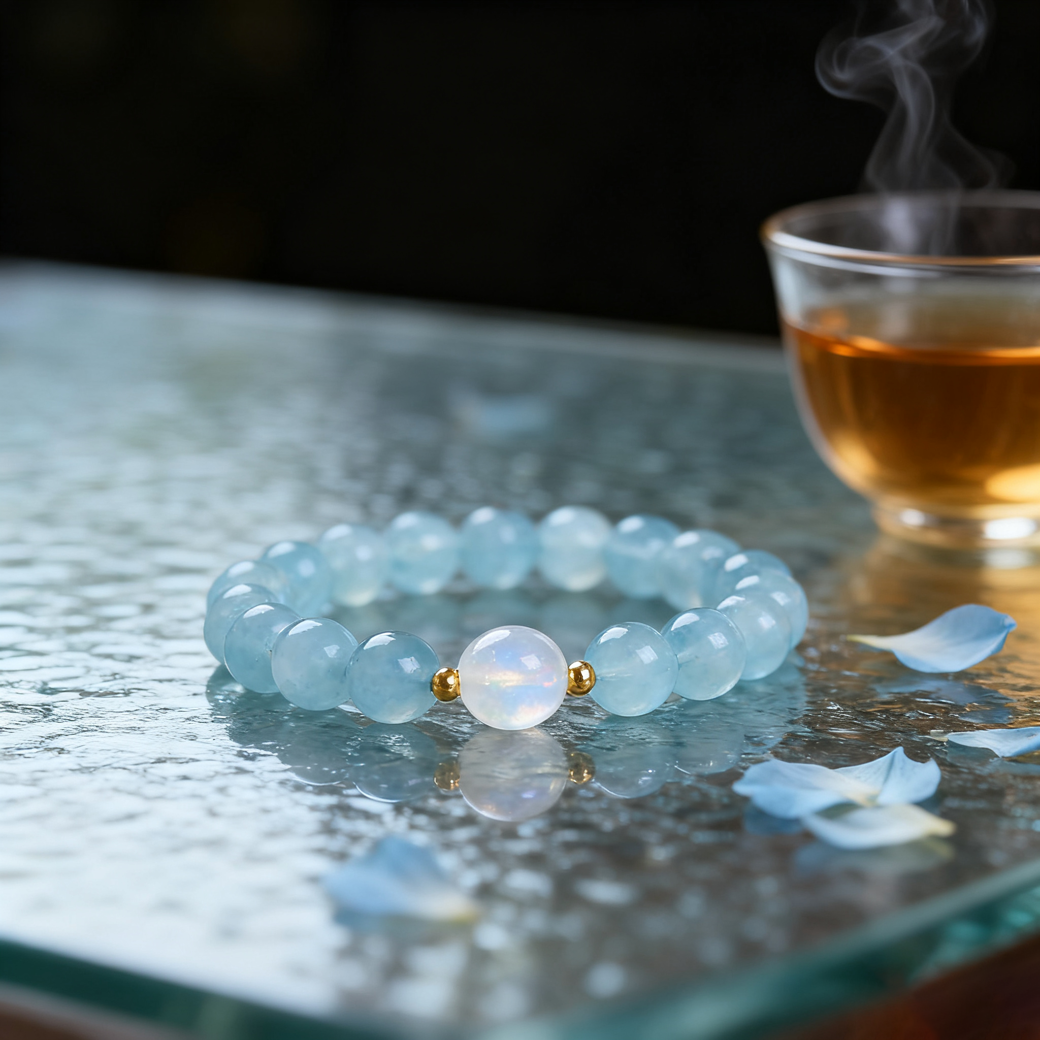 The Tender Covenant of Aquamarine and Moonlight Whispers